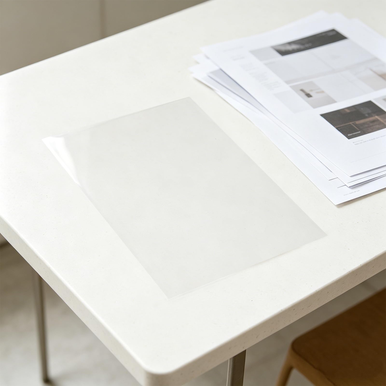 100 Unidades Carátula Resistente Encuadernación Transparente Cubierta u para Protectora y para Documentos Archivos Escolares Oficina