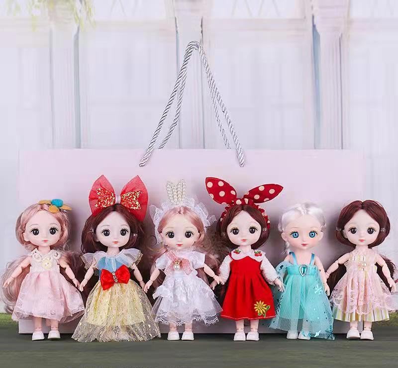 Amazon | MOMOAO ドール お人形 高さ約16cm セット おままごとリアル