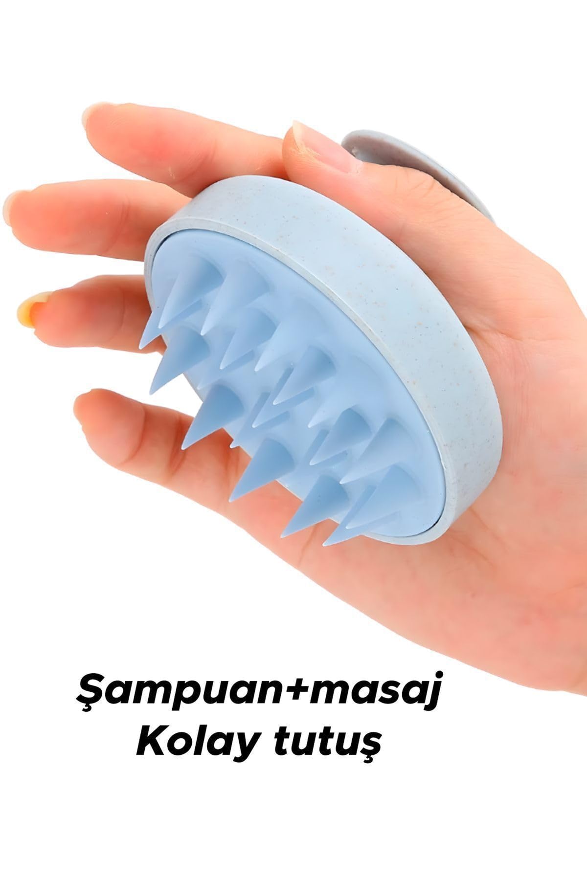 Elsa Professional Silikon Saç Yıkama ve Saç Derisi Masaj Tarağı