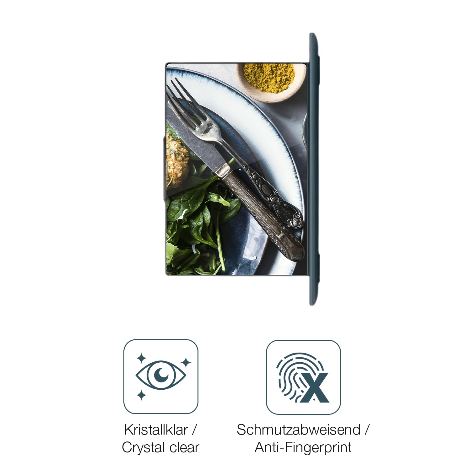 dipos 2x Pellicola 9H per Lenovo Yoga 7i 2-in-1 Gen 9-14 83DJ003QGE | Non si rompe e non si scheggia, non è vero vetro, Anti-Shock, si adatta perfettamente, antigraffio, senza bolle, autoadesiva