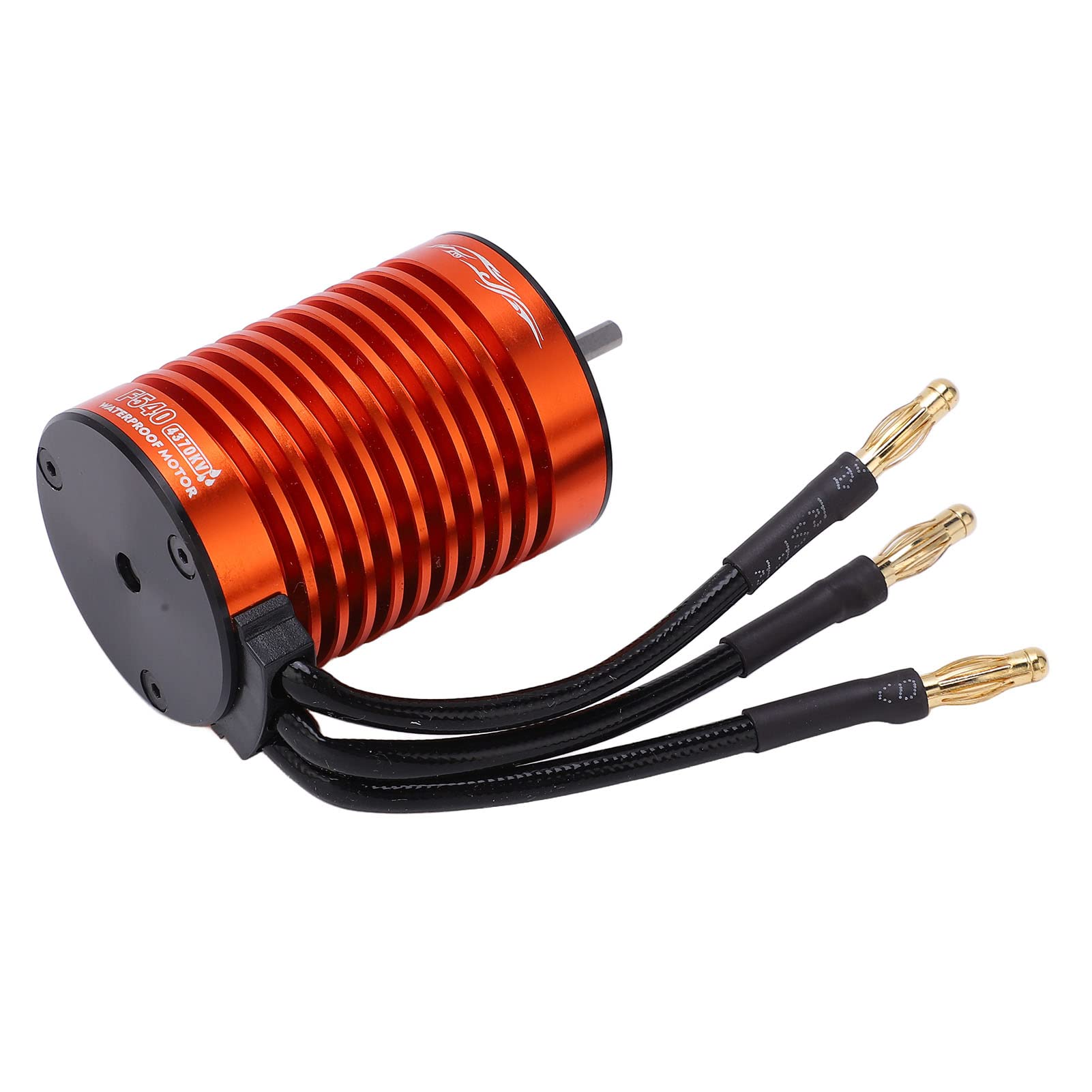 Buachois Motore Brushless,F540 4370KV Rotazione Interna Impermeabile 4 Poli 12 Slot Sensorless per Auto RC Senza Spazzole 1/10