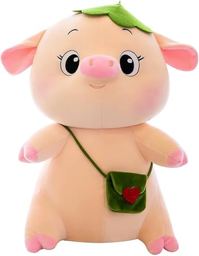 Ruzucoda Peluches de cerdo de peluche juguetes suaves rosa 9 pulgadas