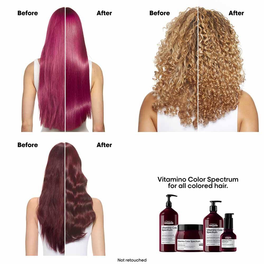 Série Expert Vitamino Color Spectrum Shampoing protecteur pour cheveux colorés 1500ml