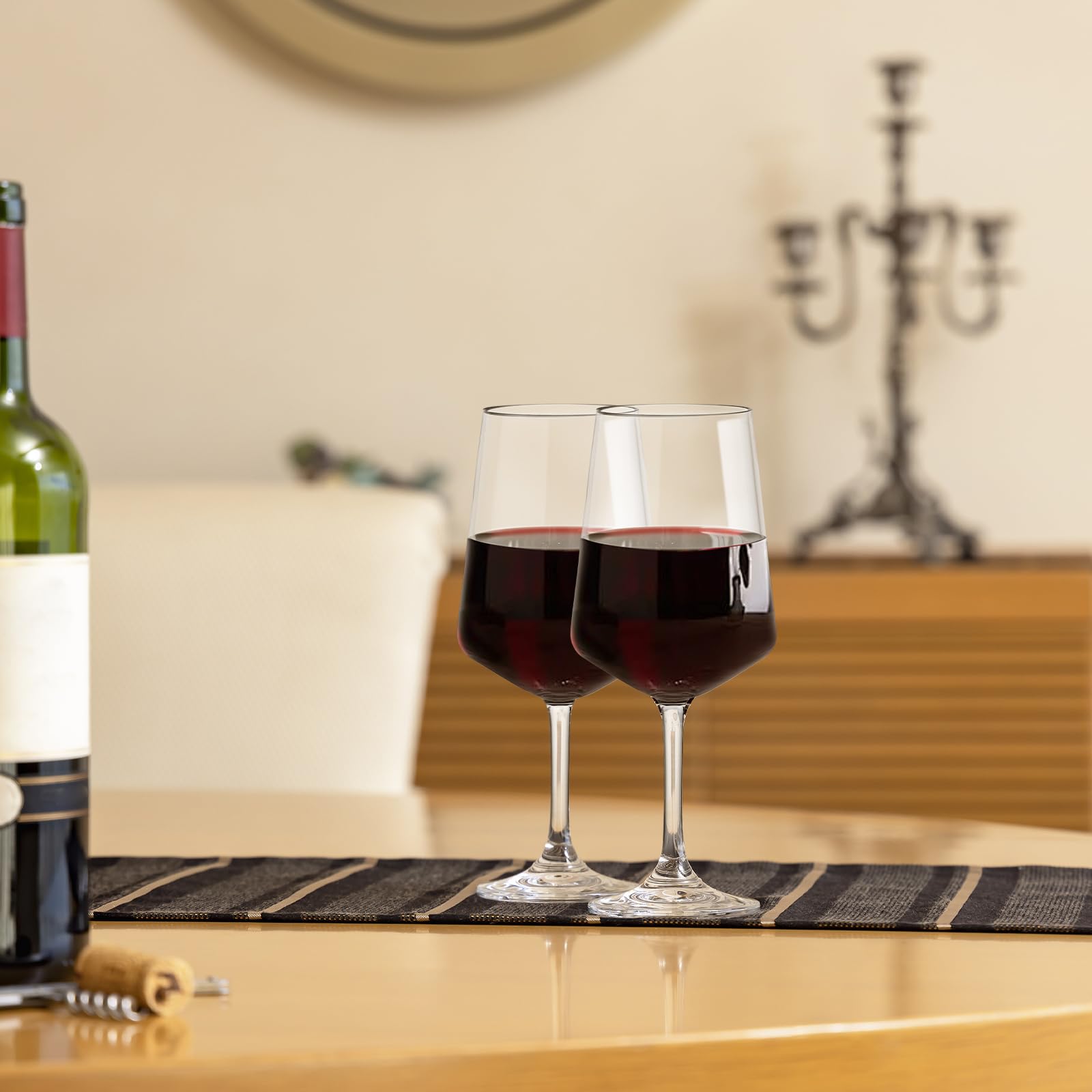 JMIATRY 6 copas de vino reutilizables para PC, 580 ml, para camping, copas de vino tinto, irrompibles, reutilizables, para caravanas, fiestas en la piscina, fiestas en el jardín, festivales y picnics