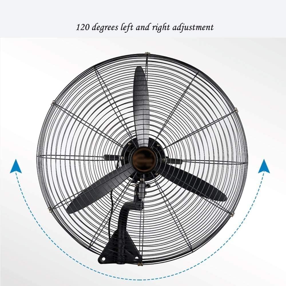 Ventilador De Pared, Ventilador De Pared/Ventilador Industrial De Pared, Buen Sellado Y Durabilidad, Ventilador Eléctrico De Alta Potencia con Motor De Cobre Y Tres Velocidades