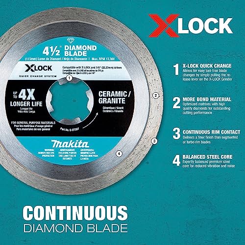 Makita X-Lock Continuous Rim Diamond Blade