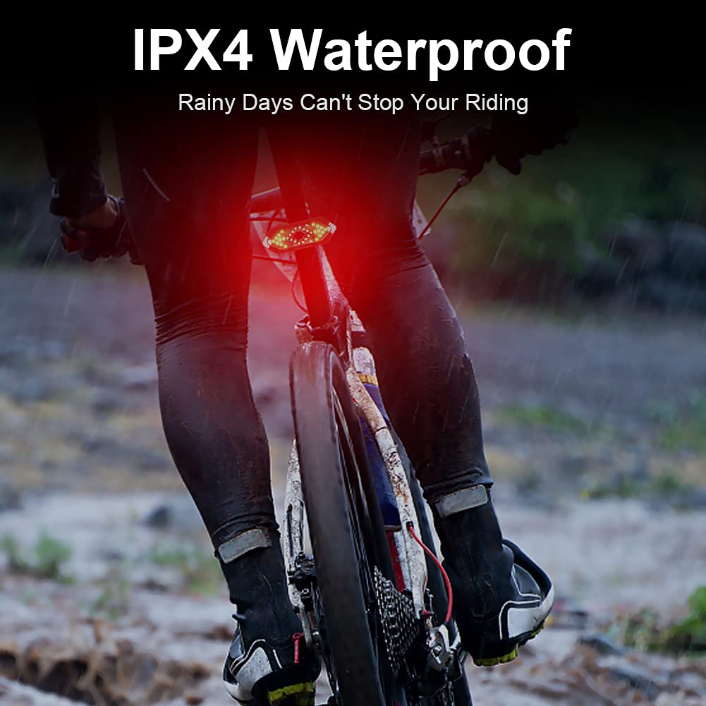 Wasafire Rear Bike Lights Bike Light With Turn Signals Lamp