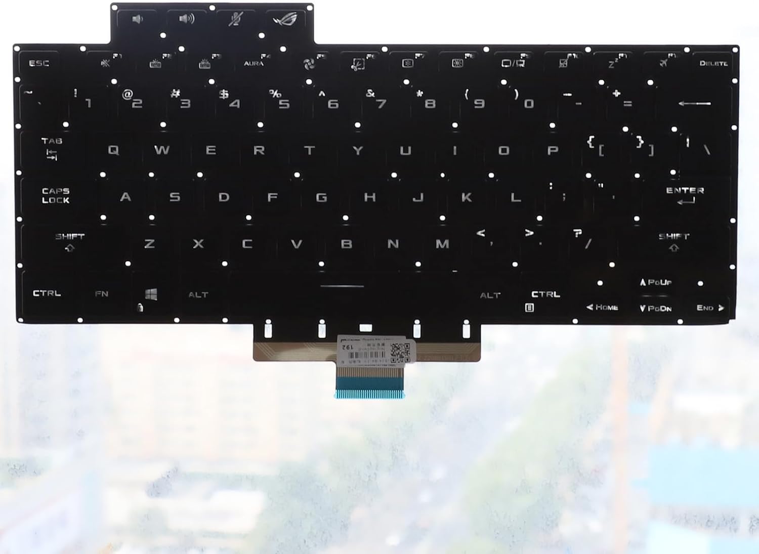 Replacement Backlit Keyboard for ASUS ROG G15 GA503 GA503Q GA503QS GA503QR GA503QM Zephyrus M16 GU603 GU603H GU603Z Laptop, US Layout Backlight Keyboard, Black