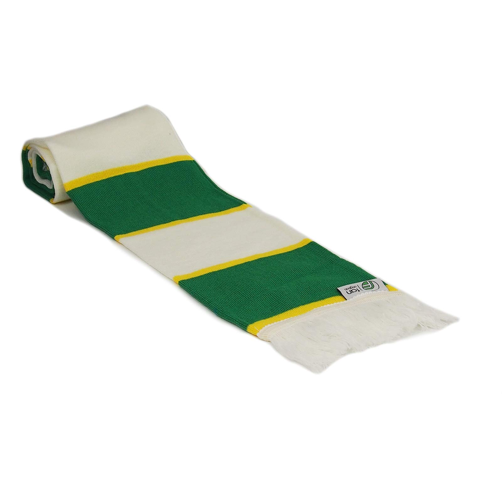 fan originals Pinstripe Football Bar Scarf in Celtic Colours