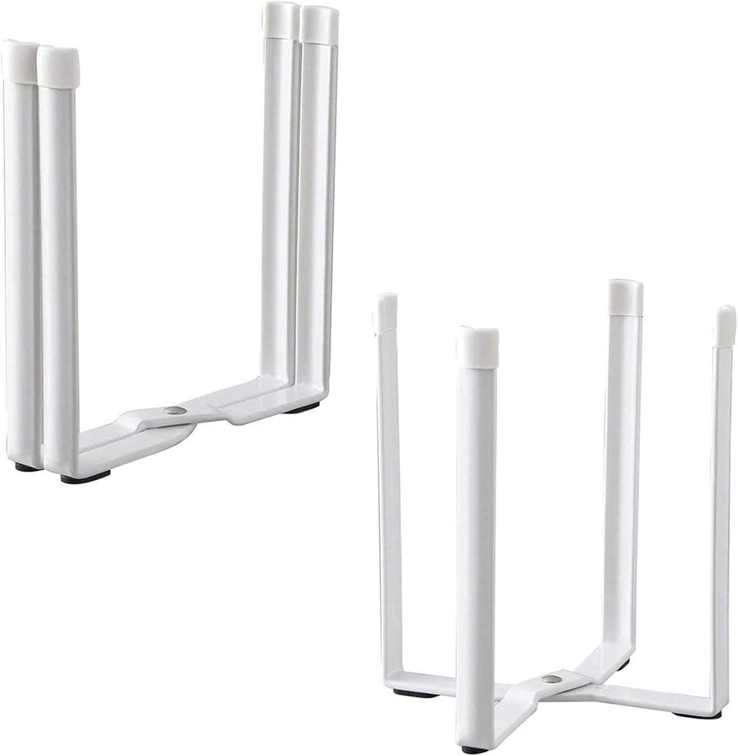 Lyricall Home Tower - Supporto Multifunzionale Per Cucina In Plastica E Acciaio, Per Scolapiatti, Sacchetti E Compost, Bianco/Nero, 8,9x11,9x21,6 Cm - 6