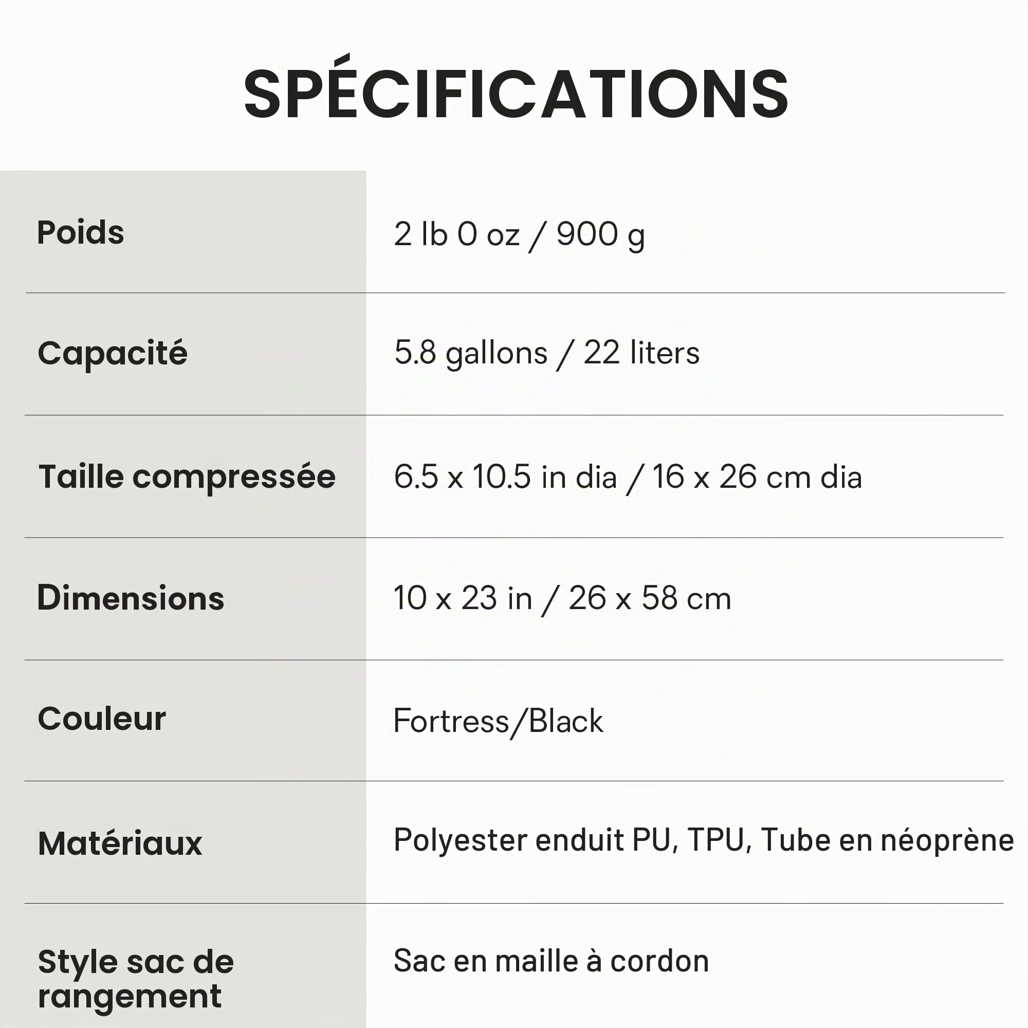 NEMO Helio - 11 L - Douche Portable