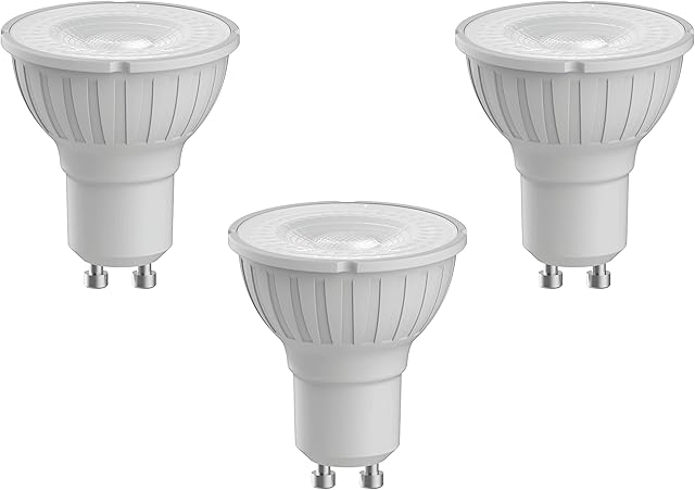 Megaman GU10 Reflector Dimmable LED Lamp, 5 Watt, 2800K Colour Temperature, Warm White 3 Packs