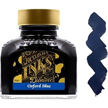 Diamine 7104 Ink Bottle for Fountain Pen, Oxford Blue, 80 ml