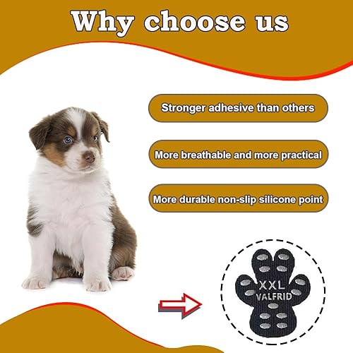 Miniatura 4 de Protector antideslizante para patas de perro, evita que los perros se resbalen en suelos de madera dura, desechables autoadhesivos, resistentes,