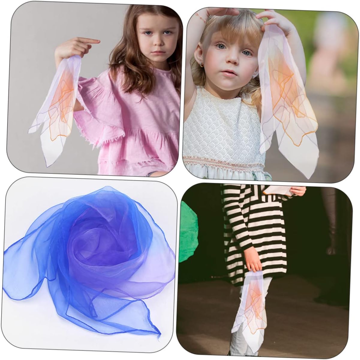 Stage Performance Props Dancing Accessories Stage Performance Scarves Chiffon Scarf Chiffon