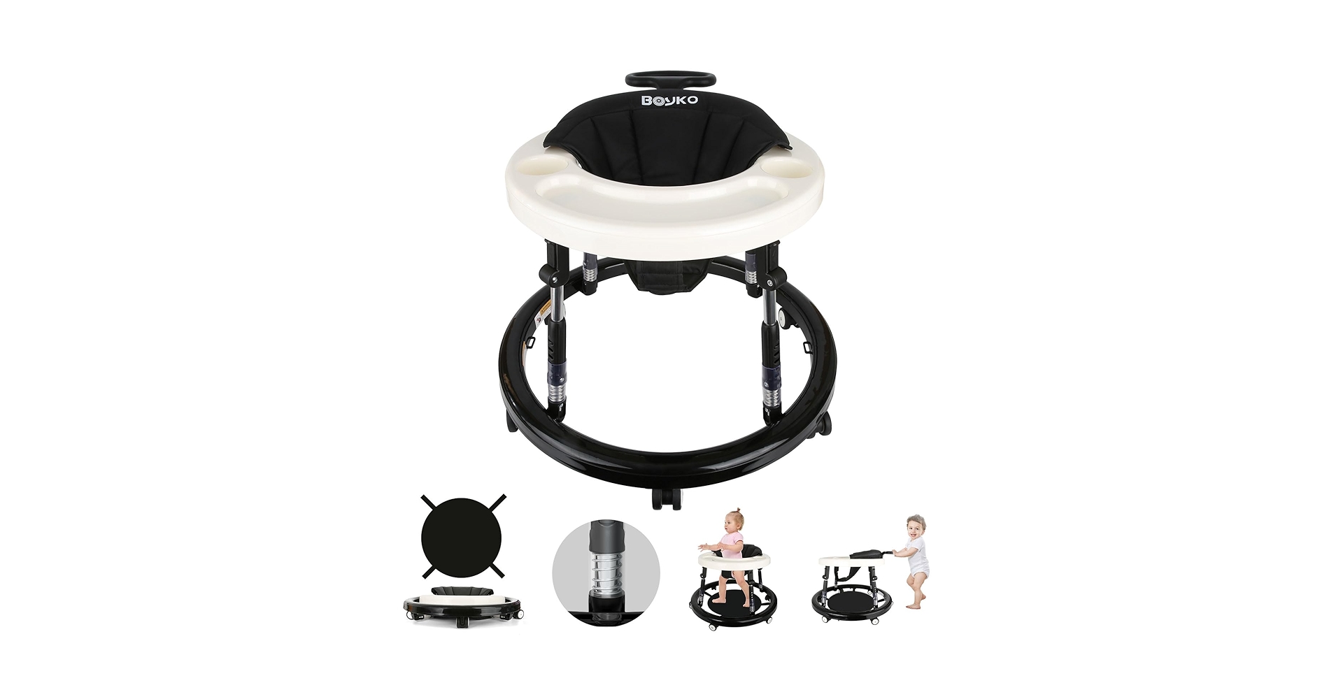 Amazon.com : Baby Walker, Shockproof 10-Gear Height