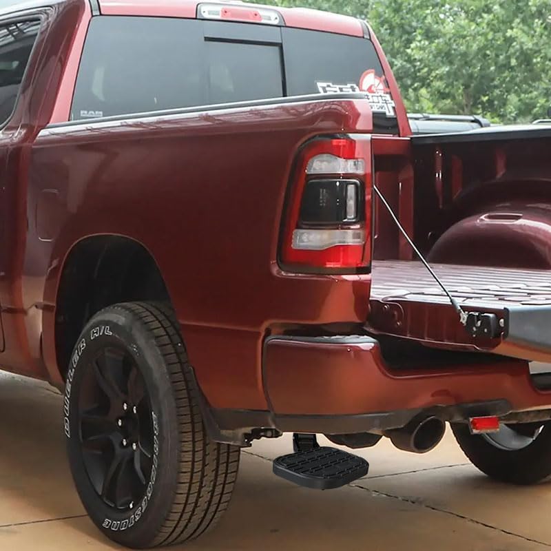 Electric Rear Bed Step Compatible with Dodge Ram 2019-2025 DT Retractable Power Trunk Tailgate Step