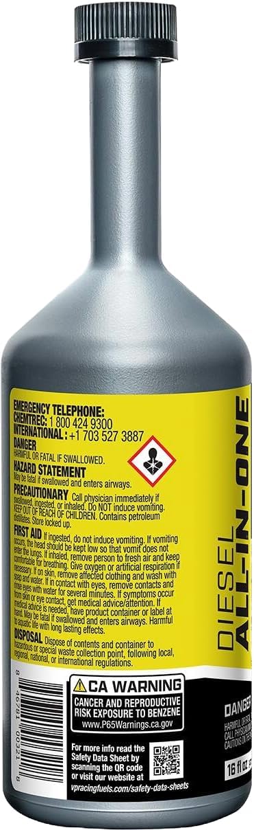VP Racing Fuels 2838 Madditive Diesel All-In-One Fuel Conditioner - 16 Ounce (9 Pack)