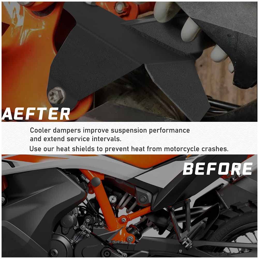 Protector de cubierta de protección de tubo de escape de escudo térmico de choque trasero de moto Para K.T.M 790 ADV S R 790 ADV-R 790 ADV-S 2018-2020 890 Adventure S R 890 ADV-R 890 ADV-S 2018-2023