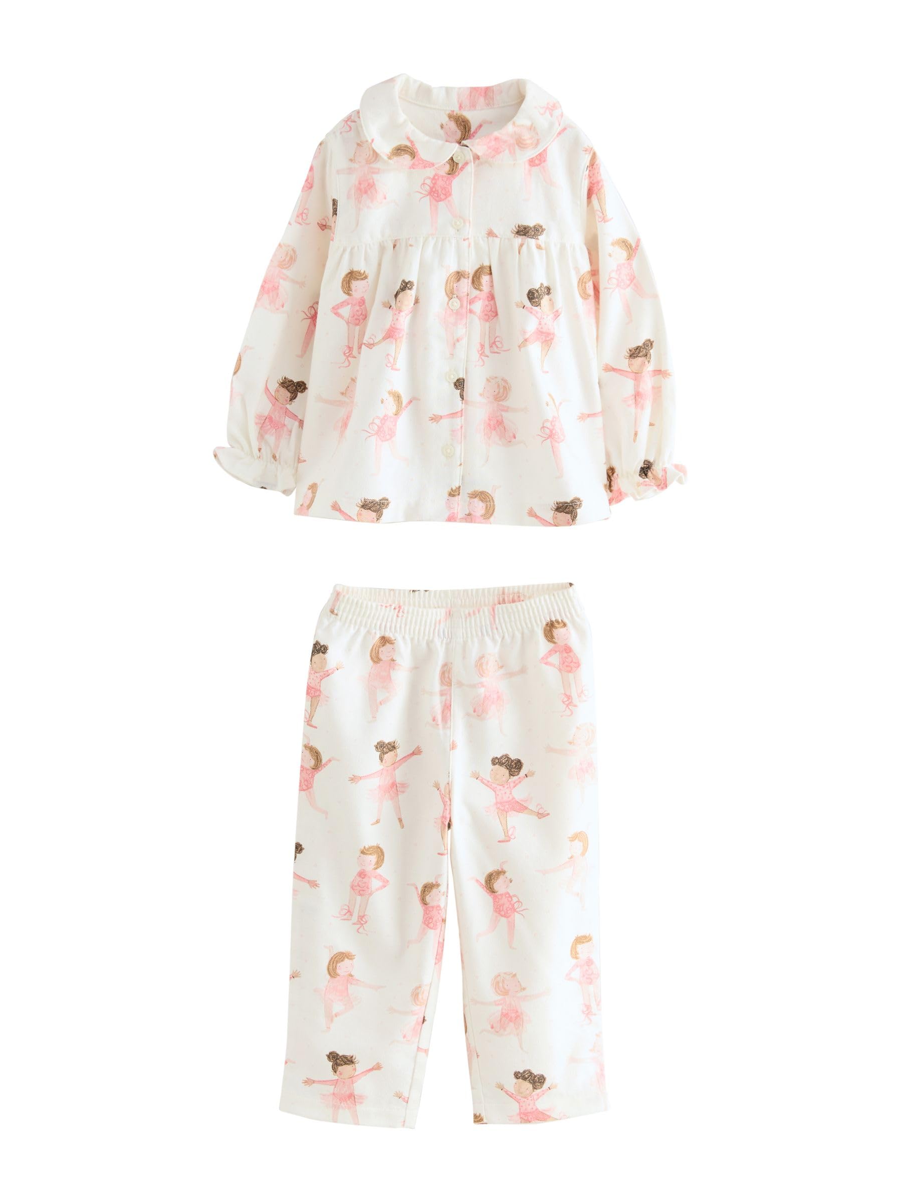 NEXT Fille Pyjama boutonné tissé
