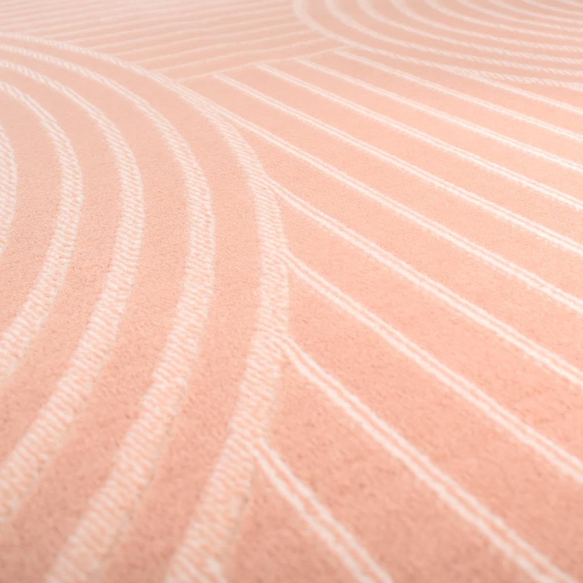 Tapis Salle À Manger, 160 X 225 Cm, Motif Géométrique Rose, Poils Ras Tissé Belgique, Style Moderne Graphique pour Ambiance Accueillante, 12070