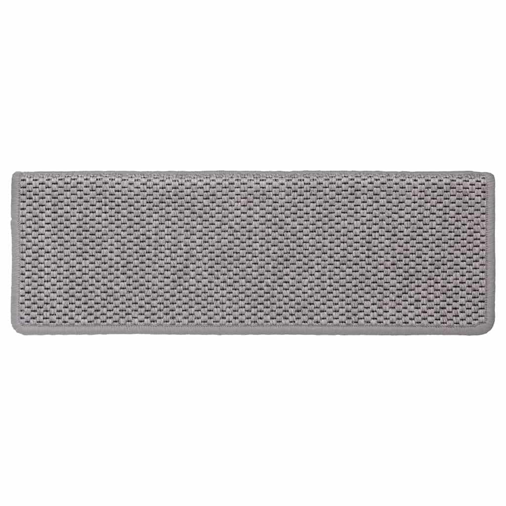 Tapis d'escalier Autocollants 30 pcs 65x21x4 cm argenté Revêtements de marches Argent,3365883