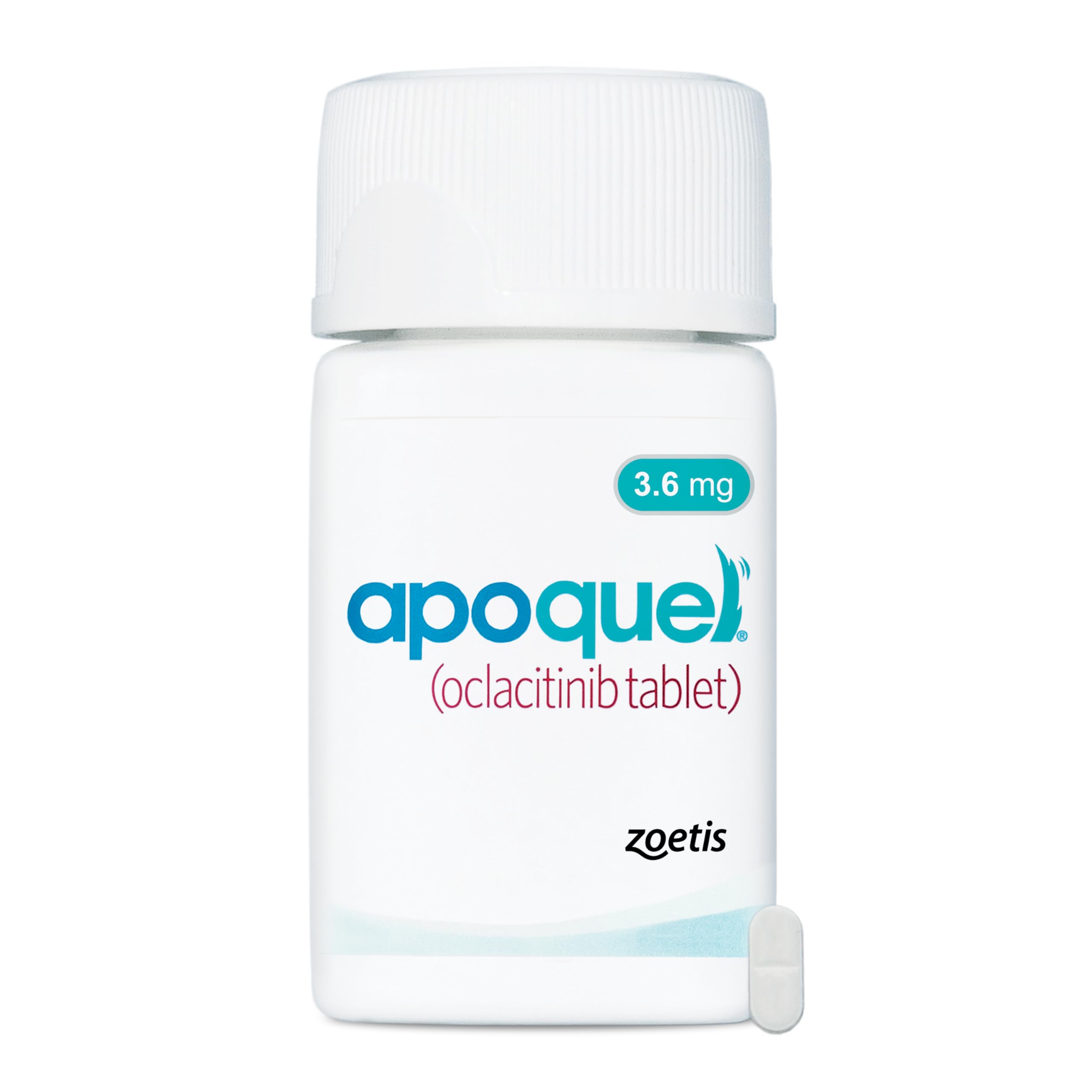 Apoquel (oclacitinib Tablet) for Dogs, 3.6 mg, 30 Tablets