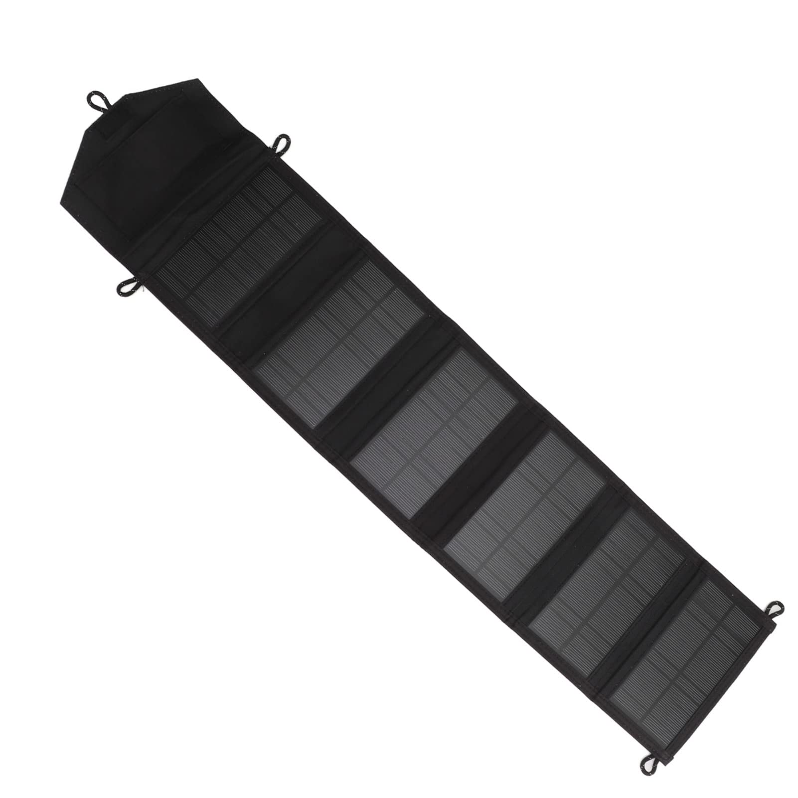 Tbest Bolsa Plegable con Panel Solar Portátil, 20W, con Salida USB Dual, Tela Ox para Acampar Al Aire, Senderismo, Carga de Emergencia