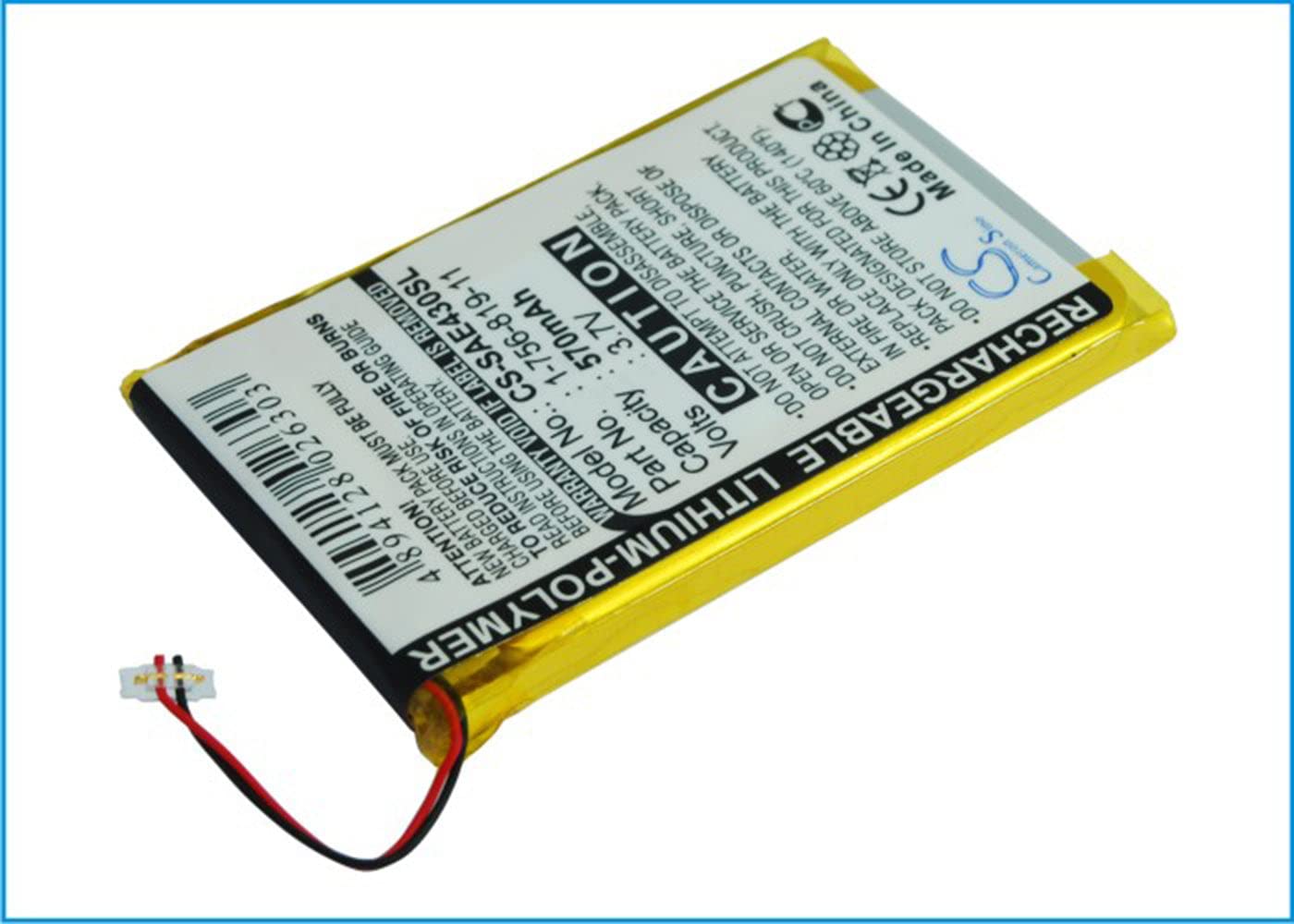 VINTRONS Replacement Battery for Sony NW-E435, NW-E435F, NWZ-E436, NWZ-E436F