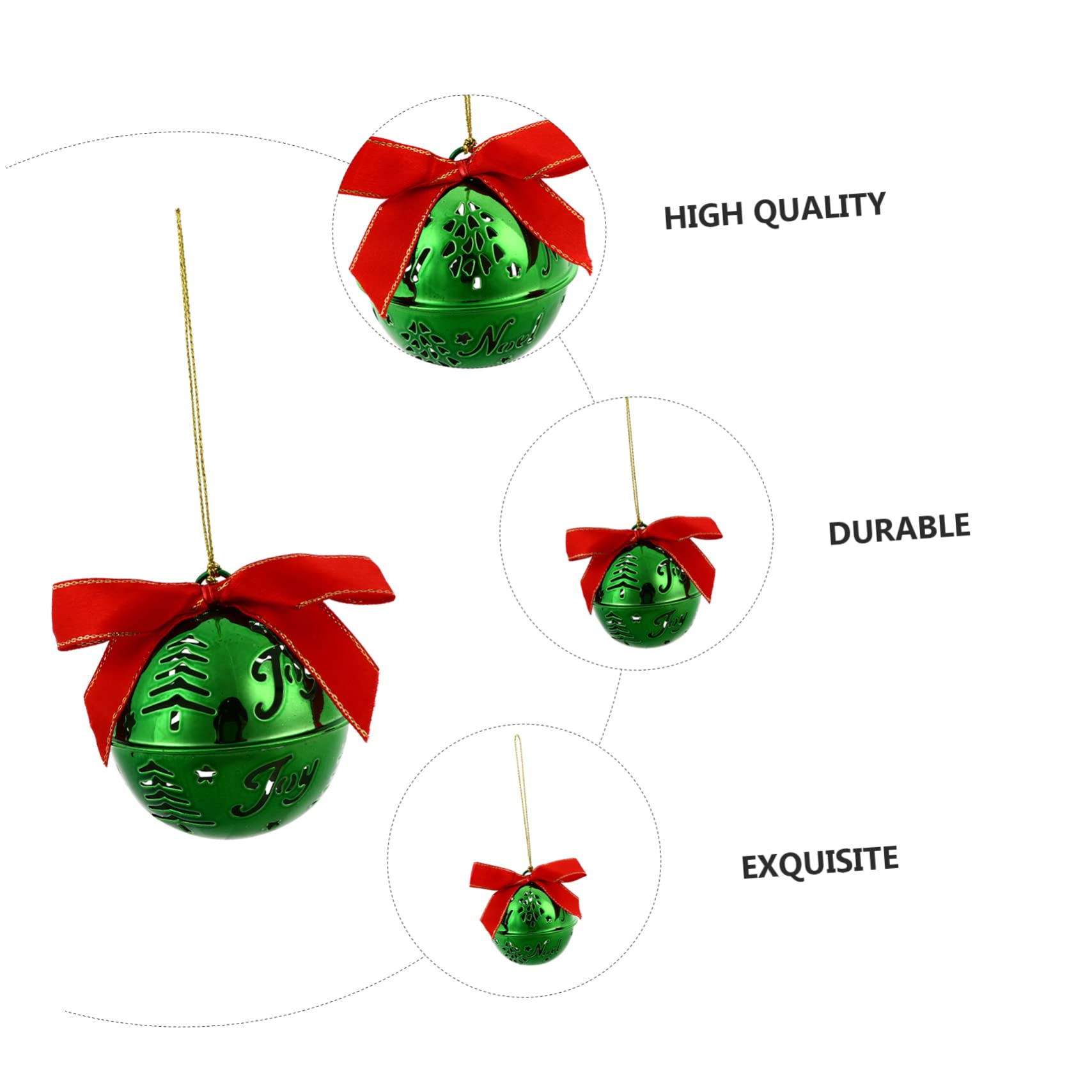 12pezzi Pendenti Decorazione Albero Di Natale Forma Di Campanella Ornamento Da Appendere Decorazione Da Appendere Per Casa