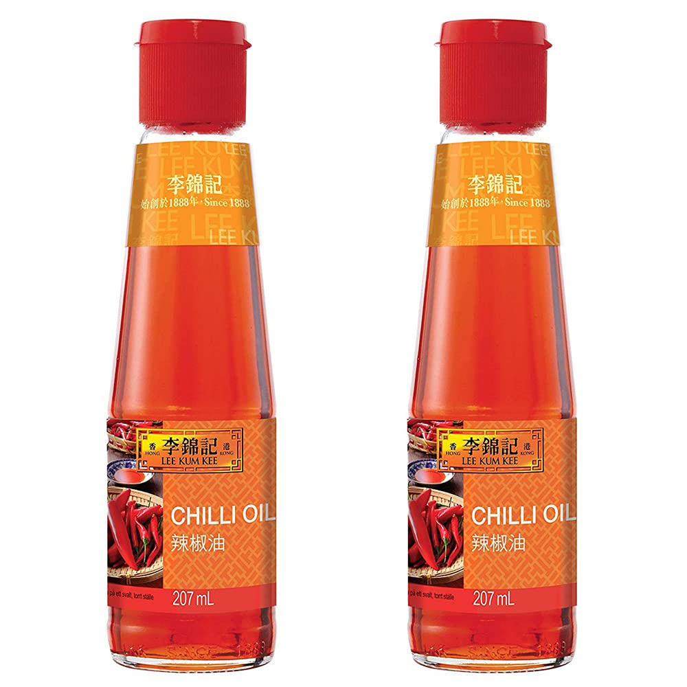 Lee Kum Kee Chilli Oil 207ml (Pack of 2)