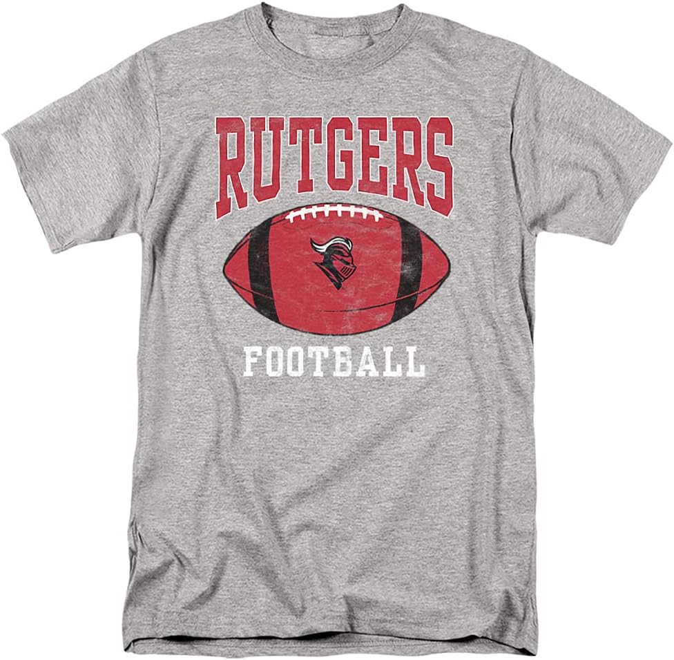Rutgers University Official Football Ball Unisex Adult T Shirt