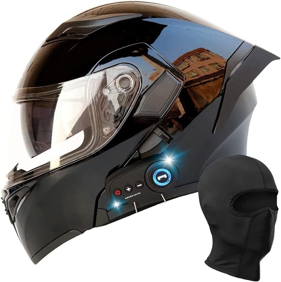 Casque intégral Bluetooth modulable XXL pour rouler sans bruit ni buée