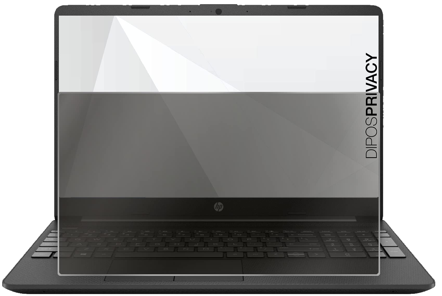 dipos Pellicola Privacy per HP Notebook 15 Zoll gw0542ng | Protezione schermo opaca Anti-Spia a 4 Vie, si adatta perfettamente, antigraffio, senza bolle, autoadesiva