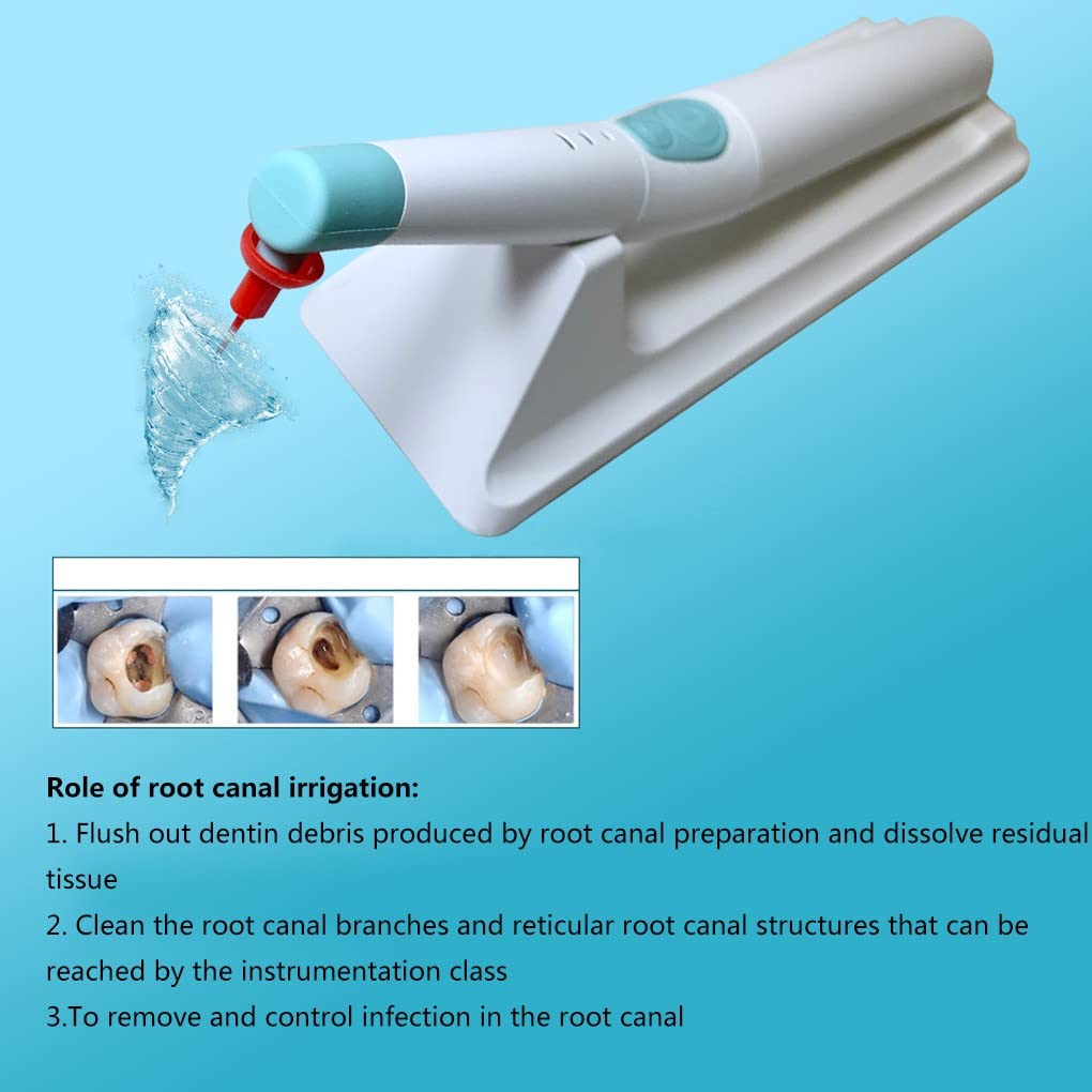Endo Irrigator Attivatore per apparecchiature dentali per la pulizia dei denti con 120 punte - Odontoiatria essenziale per una corretta igiene orale e cura