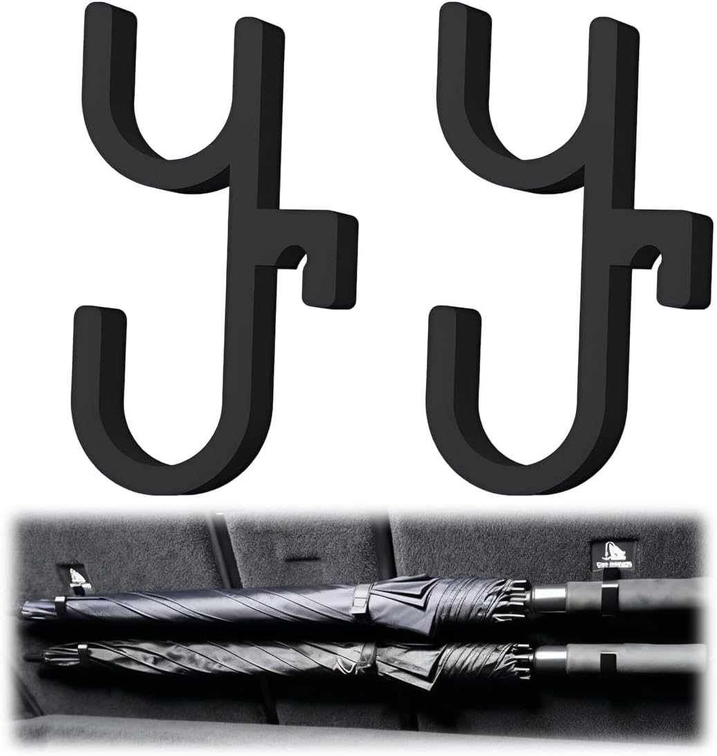 2 PCS Car Umbrella Hook for Honda Civic Type R (FD2) 2007-2010, Plant Towel Holder Auto Internal Waterproof Umbrella Hook car accessory