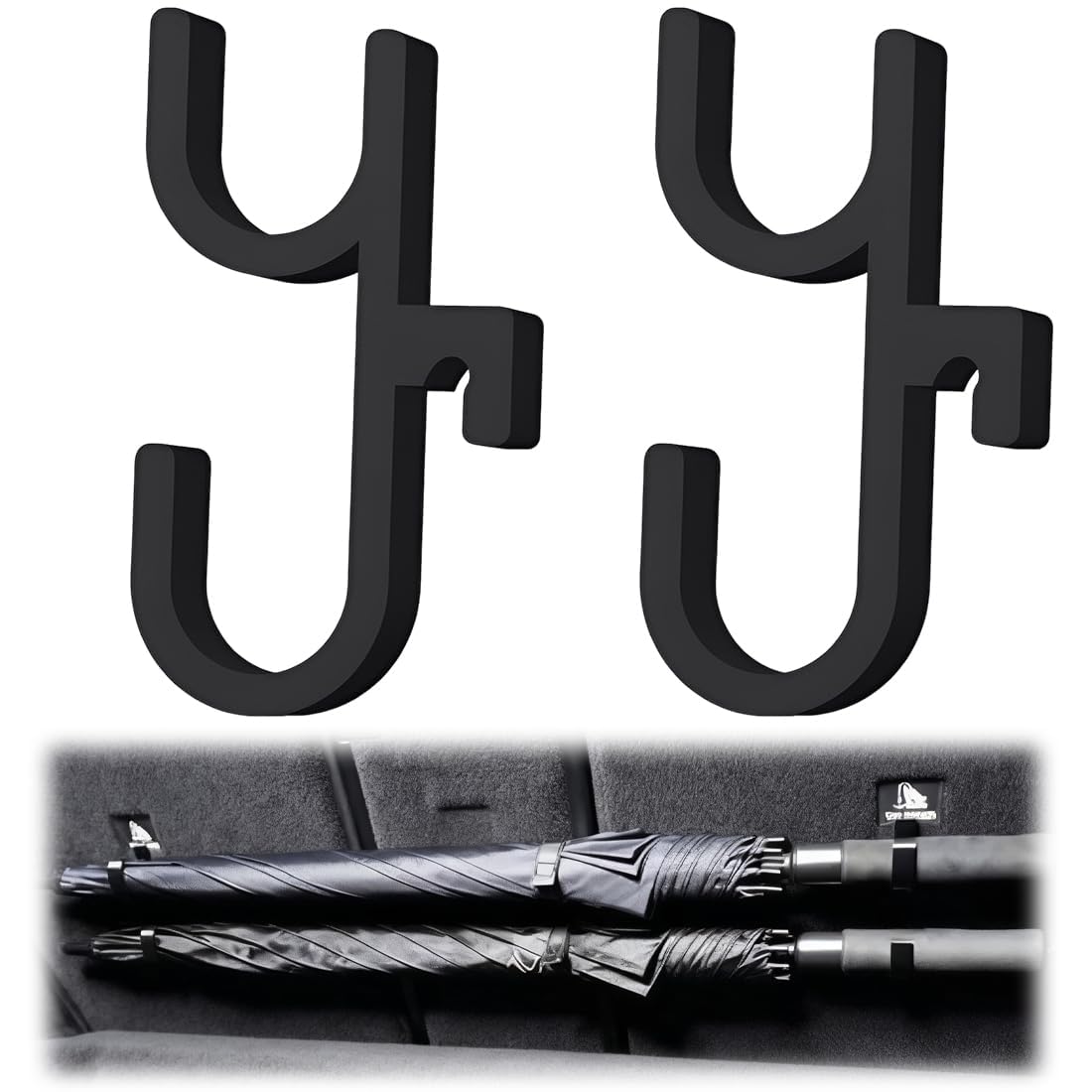 VAPORVERSE 2 PCS Car Umbrella Hook for GMC Envoy II 2003-2008, Plant Towel Holder Auto Internal Waterproof Umbrella Hook car accessory