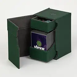 Deck Box Torre 100+ Para Card Game Premium Viper (Verde)