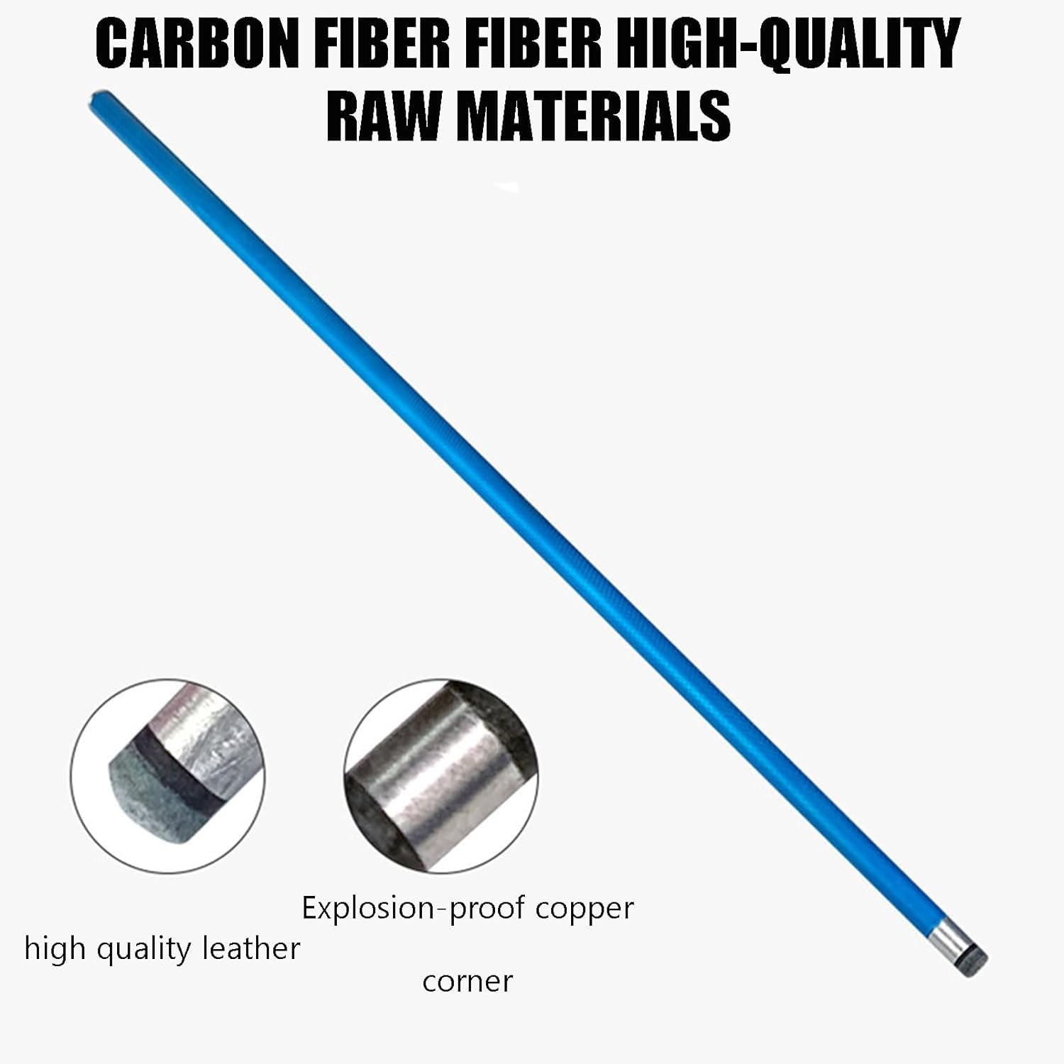 Queue De Billard En Fibre De Carbone F Fityle – 57 Pouces, Pointe 9,5 Mm, Solide Et élégante !