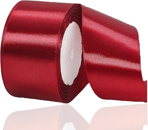 Miniatura 91 de Cinta dorada para envolver regalos, cinta de satén de 1 pulgada x 25 yardas para manualidades, fabricación de lazos para el cabello, coronas, ramos