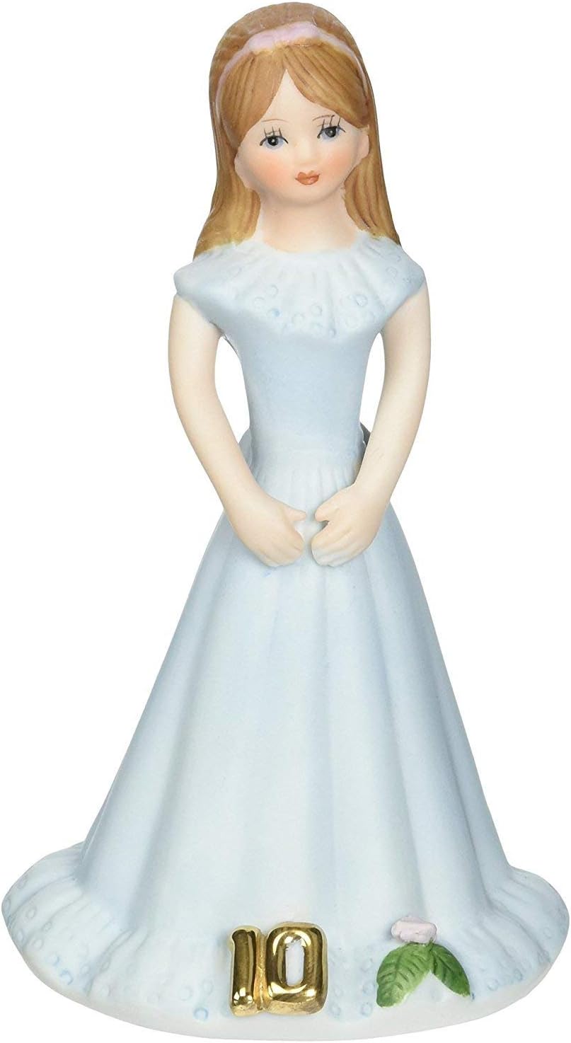 Growing Up Girls “Brunette Age 10” Porcelain Figurine, 5.5”
