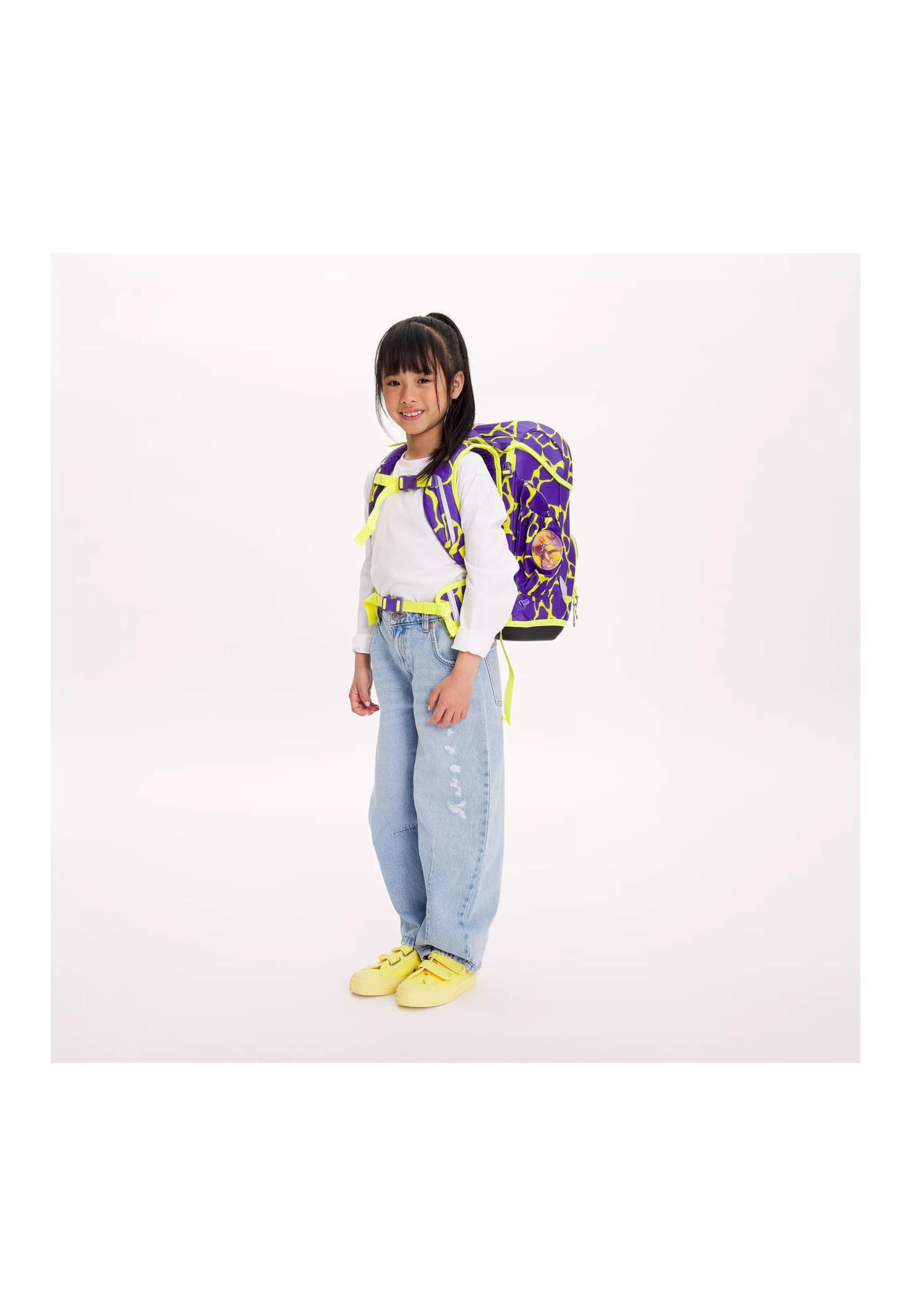 ergobag Schulranzen-Set cubo Light Set SuBärkraft - Lila | extra leichter ergonomischer Schulranzen mit nur 780 g im 6-teiligen Set aus der Vorgänger-Kollektion für die Schule