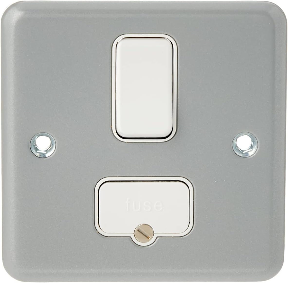 Metalclad Plus K0942 ALM 13 amp Double-Pole Switched Connection Unit, Grey