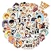 Haikyuu pegatinas, Bibonse 120 pegatinas de vinilo impermeables de anime japonés para niños, adolescentes, decoración del hogar, botella de agua, computadora, monopatín, paredes y más