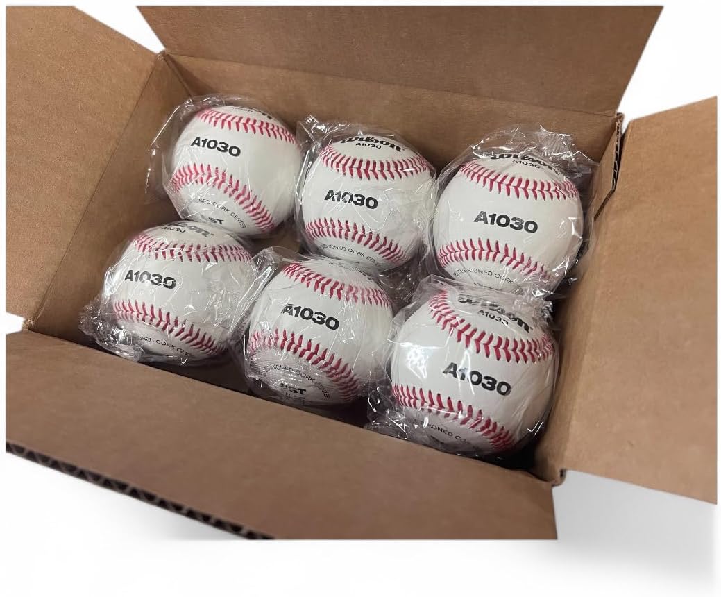WILSON WTA1030B Baseballs 6PK