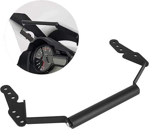 Miniatura 6 de Terisass Soporte de teléfono para bicicleta, soporte de navegación para motocicleta, soporte de adaptador de montaje para V?Strom DL650 DL1000