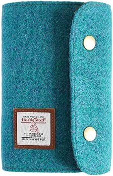 TAILORMAP Harris Tweed A7 6 Ring Refillable Binder Notebook Blue