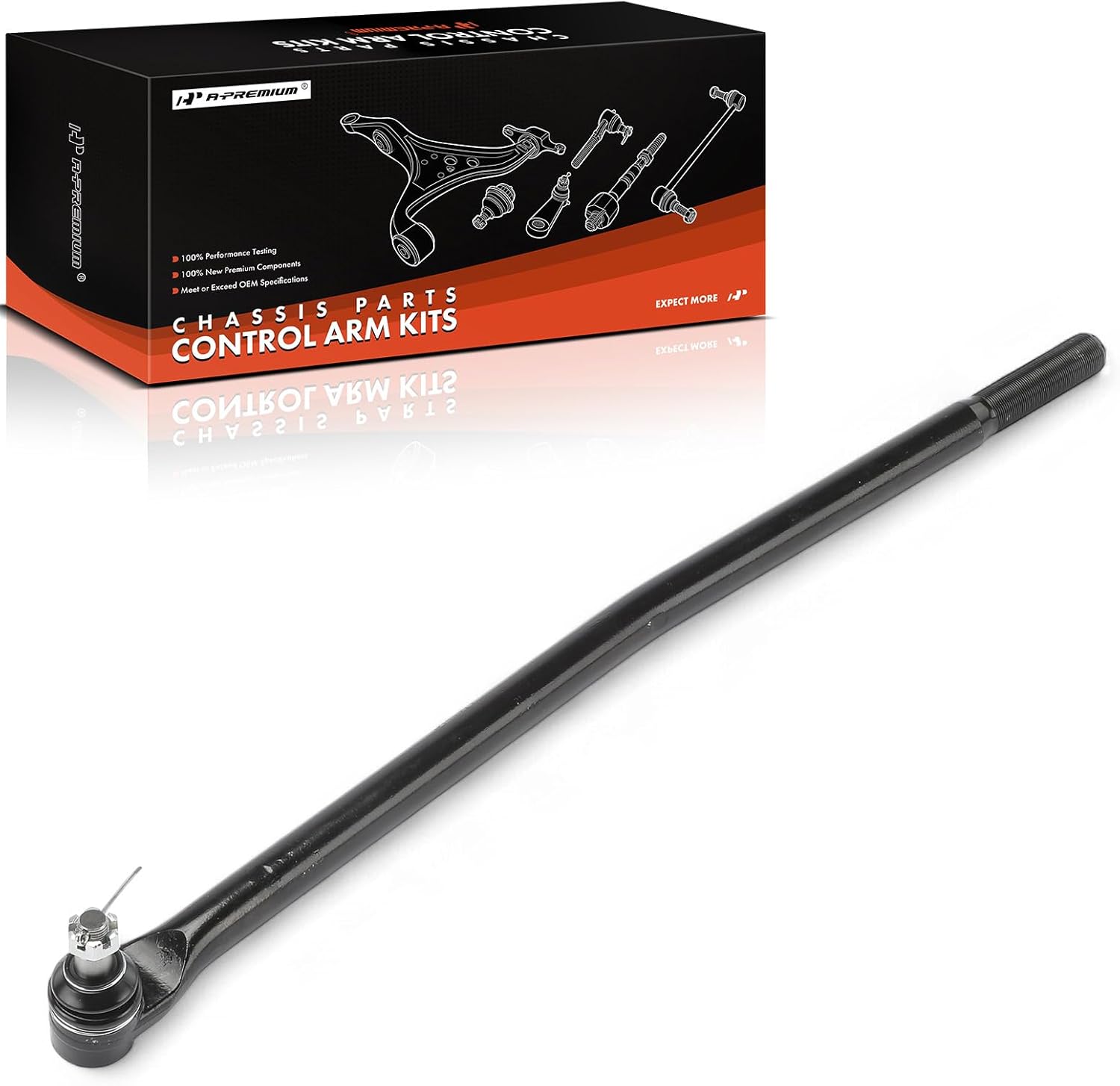 A-Premium Front Right Inner Steering Drag Links, Compatible with Dodge Ram 2500 1998-1999, Ram 3500 1998-1999