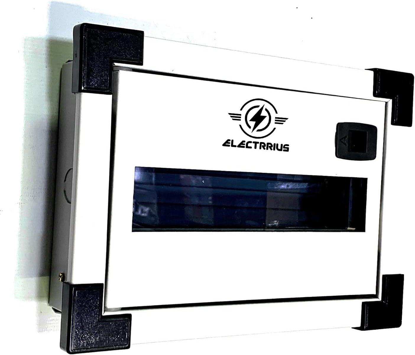 Electrius Odex 6-Way SPN MCB Distribution Board - Double Door Miniature Circuit Box, Heavy Duty, for Domestic and Commercial Use