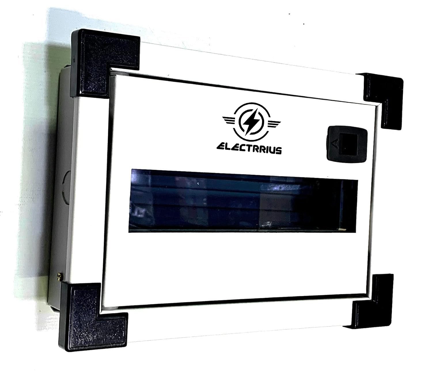 Electrius Odex 6-Way SPN MCB Distribution Board - Double Door Miniature Circuit Box, Heavy Duty, for Domestic and Commercial Use